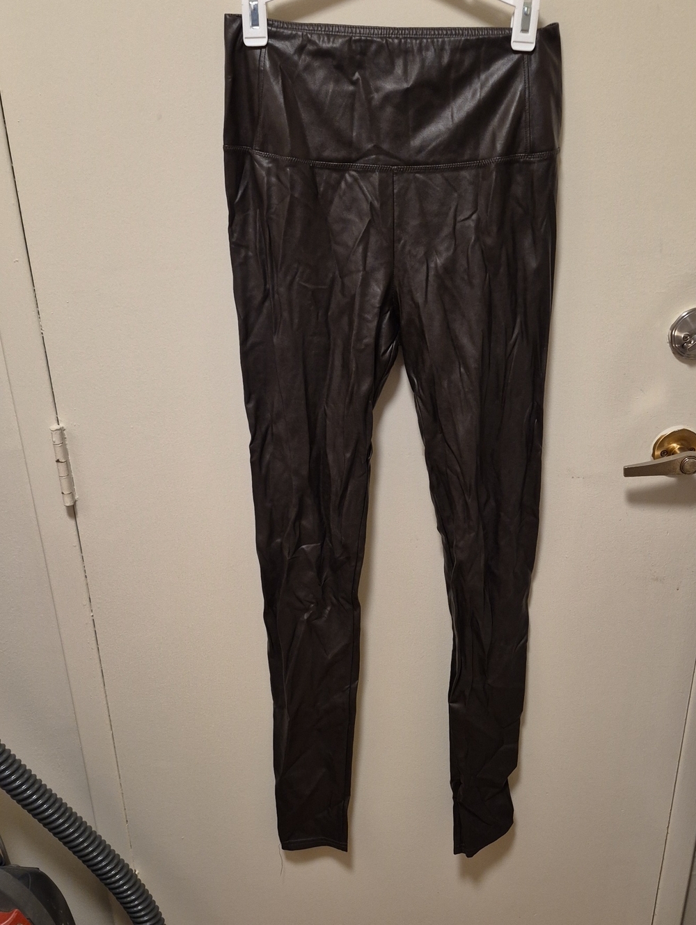 Wilfred Black Faux Leather Leggings